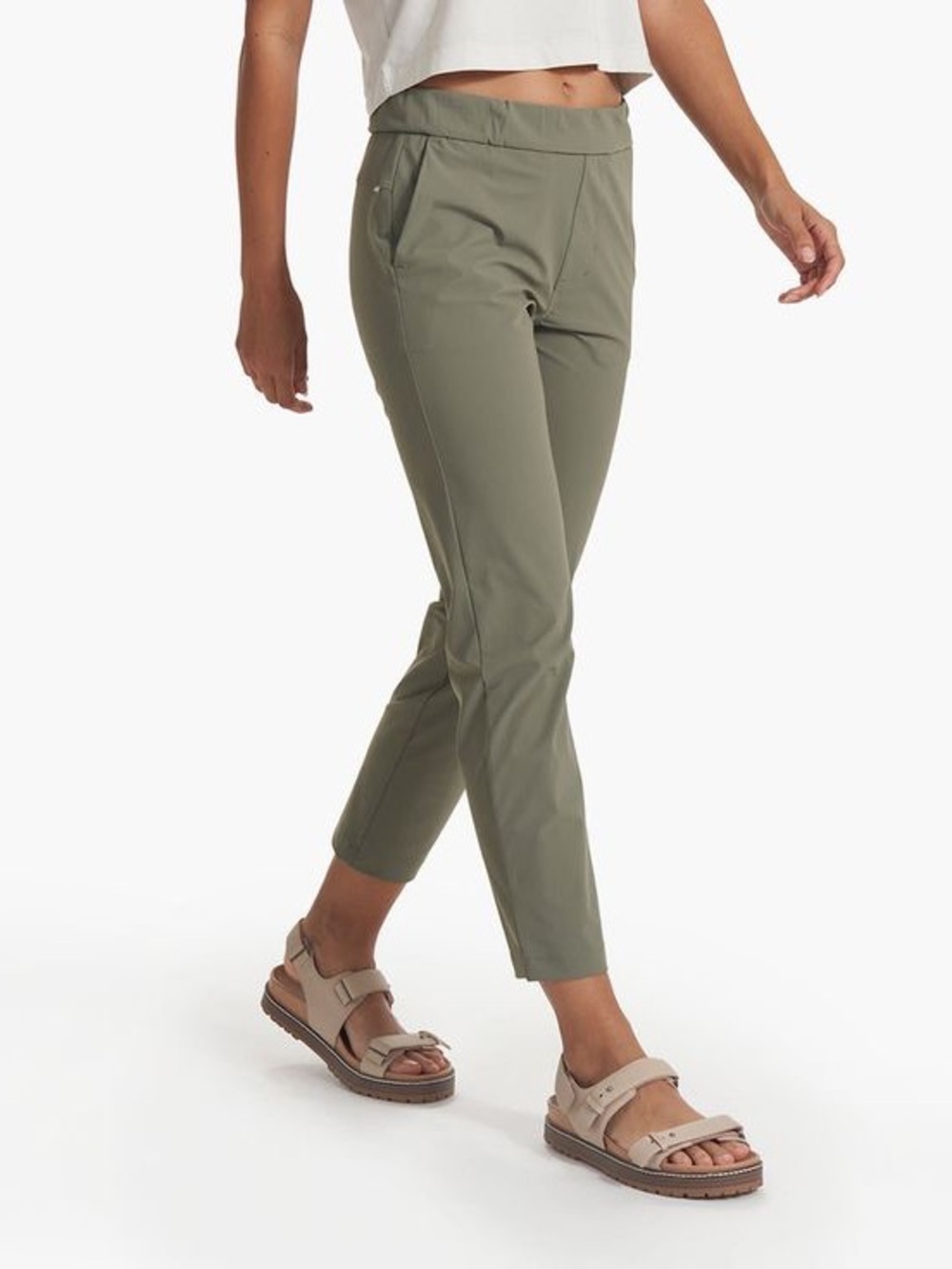 Vuori miles ankle pant oregano green size xs